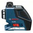 Čárový laser Bosch GLL 2-80 P + L-BOXX,  univerzál. držák BM 1 Professional, 0601063208