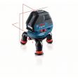 Čárový laser Bosch GLL 3-50 + L-BOXX, un. držák, laser. přijímač Professional, 0601063803