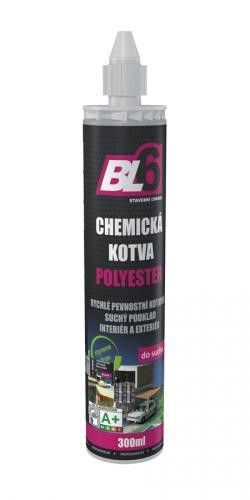 Chemická kotva polyester BL6 - kartuše 300ml 0.5 Kg HOBY Sklad3 BL010602-30000