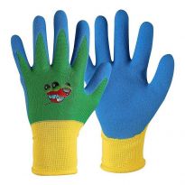 Dětské povrstvené rukavice DRAGO modré, v. 05"