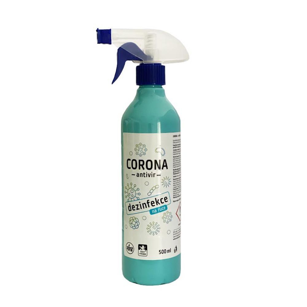 Dezinfekce na ruce Corona-antivir 500ml spray 0.45 Kg HOBY Sklad3 Z317170