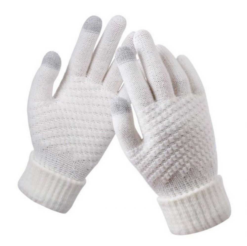 Dotykové zimní rukavice, bílé 0.1 Kg HOBY Sklad3 BQ19O 5
