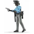 Figurka - Policistka (tmavá pleť) + příslušenství 60431 BRUDER