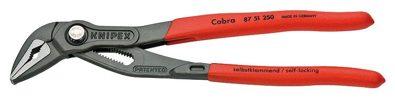 Instalatérské kleště COBRA/úzké KNIPEX 250mm (8751250) 0.5 Kg HOBY Sklad3 8751250