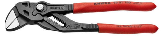 Klešťový stavitelný klíč 180 KNIPEX 0.3 Kg HOBY Sklad3 8601180.09