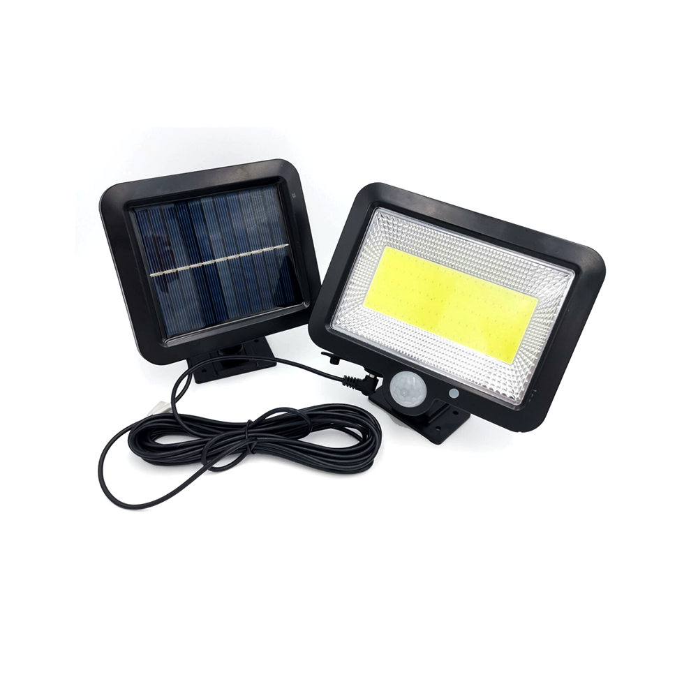 LED reflektor s pohybovým senzorem a solárním panelem BASS 0.45 Kg HOBY Sklad3 BP-5909