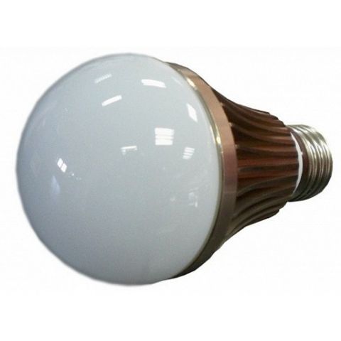 LED žárovka 6W, studená bílá, 650lm, E27, BASS