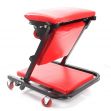 Montážní pojízdné lehátko, stolička 2v1 červená MAR-POL