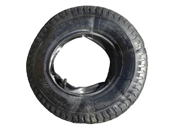 Náhradní pneumatika + duše pro kolo nafukovací 3.25-8 2PR GEKO 1.082 Kg HOBY Sklad3 G71042