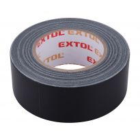 Páska lepicí textilní/univerzální, 50mm x 50m tl.0,18mm, černá EXTOL PREMIUM