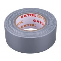Páska lepicí textilní/univerzální, 50mm x 50m tl.0,18mm, šedá EXTOL PREMIUM