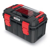 Plastový kufr, box na nářadí KXSA4530F X-BLOCK SOLID TOOLBOX ALU LOG KISTENBERG