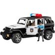Policejní Jeep Wrangler Rubicon + policista a maják 02526 BRUDER