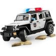 Policejní Jeep Wrangler Rubicon + policista a maják 02526 BRUDER