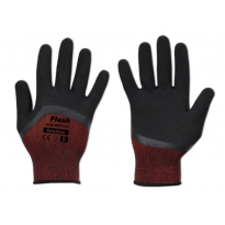 Pracovní rukavice 11", latexové FLASH GRIP RED FULL