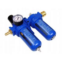 Regulátor tlaku s odlučovačem vody, přimazávačem oleje a manometrem, 1/2" MAR-POL