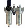 Regulátor tlaku s filtrem a přimazávačem oleje 1/4" 10bar BASS