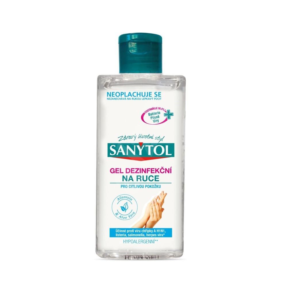 SANYTOL dezinfekční gel na ruce pro citlivou pokožku 75ml 0.1 Kg HOBY Sklad3 MARC42650310