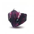 Sportovní, antismogová maska s aktivním uhlíkovým filtrem N99, fialová BASS