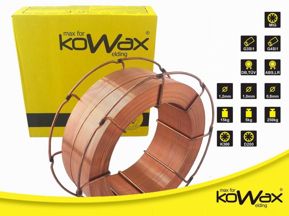 Svářecí drát SG2 1mm 15kg KOWAX (G3Si1) 15.5 Kg HOBY Sklad3 KWX31015