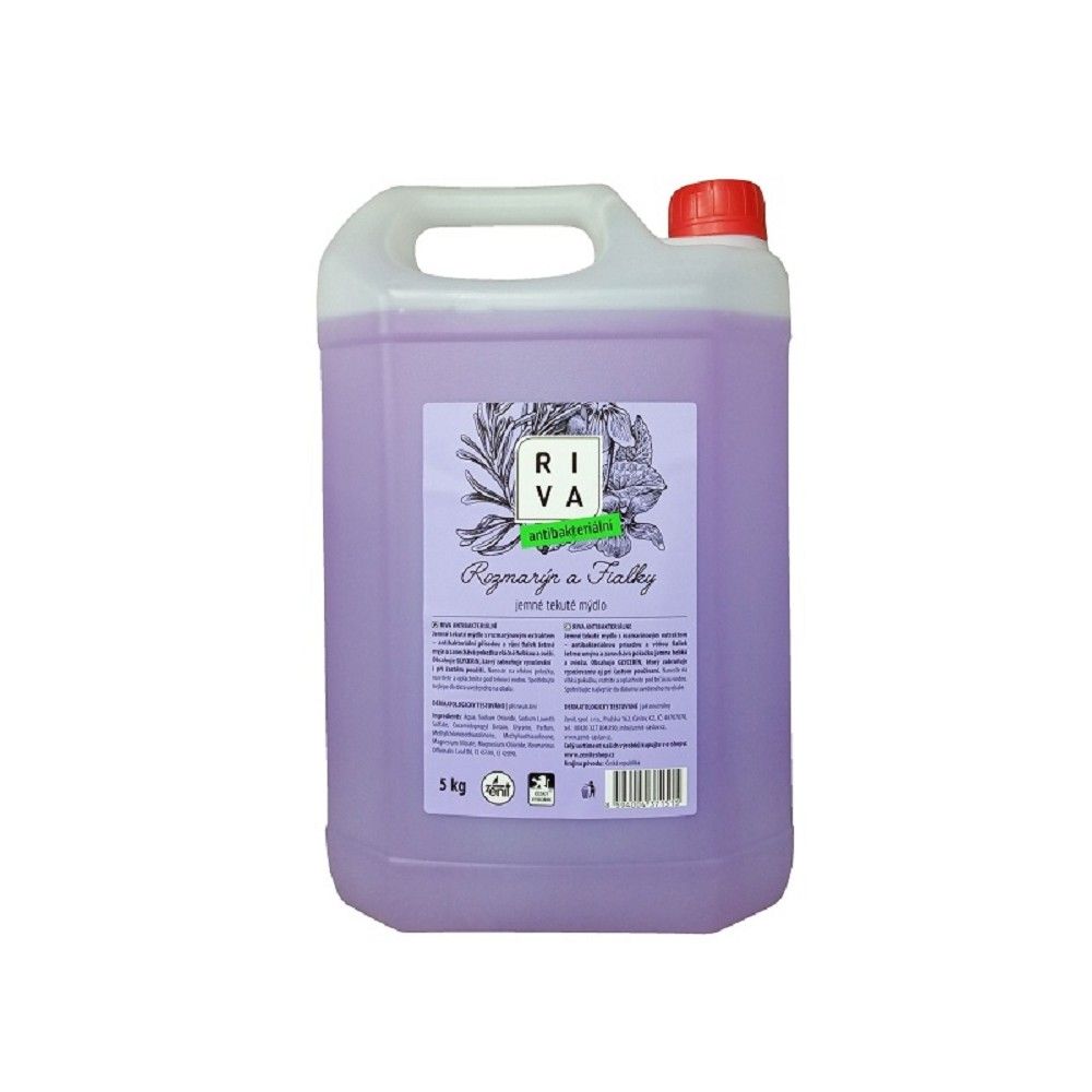 Tekuté mýdlo Riva s antibakteriální přísadou a glycerinem, 5kg 5 Kg HOBY Sklad3 Z315170