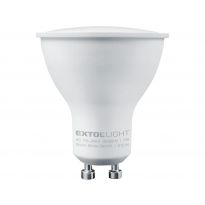 Žárovka LED reflektorová, 6W, 450lm, GU10, teplá bílá, EXTOL LIGHT